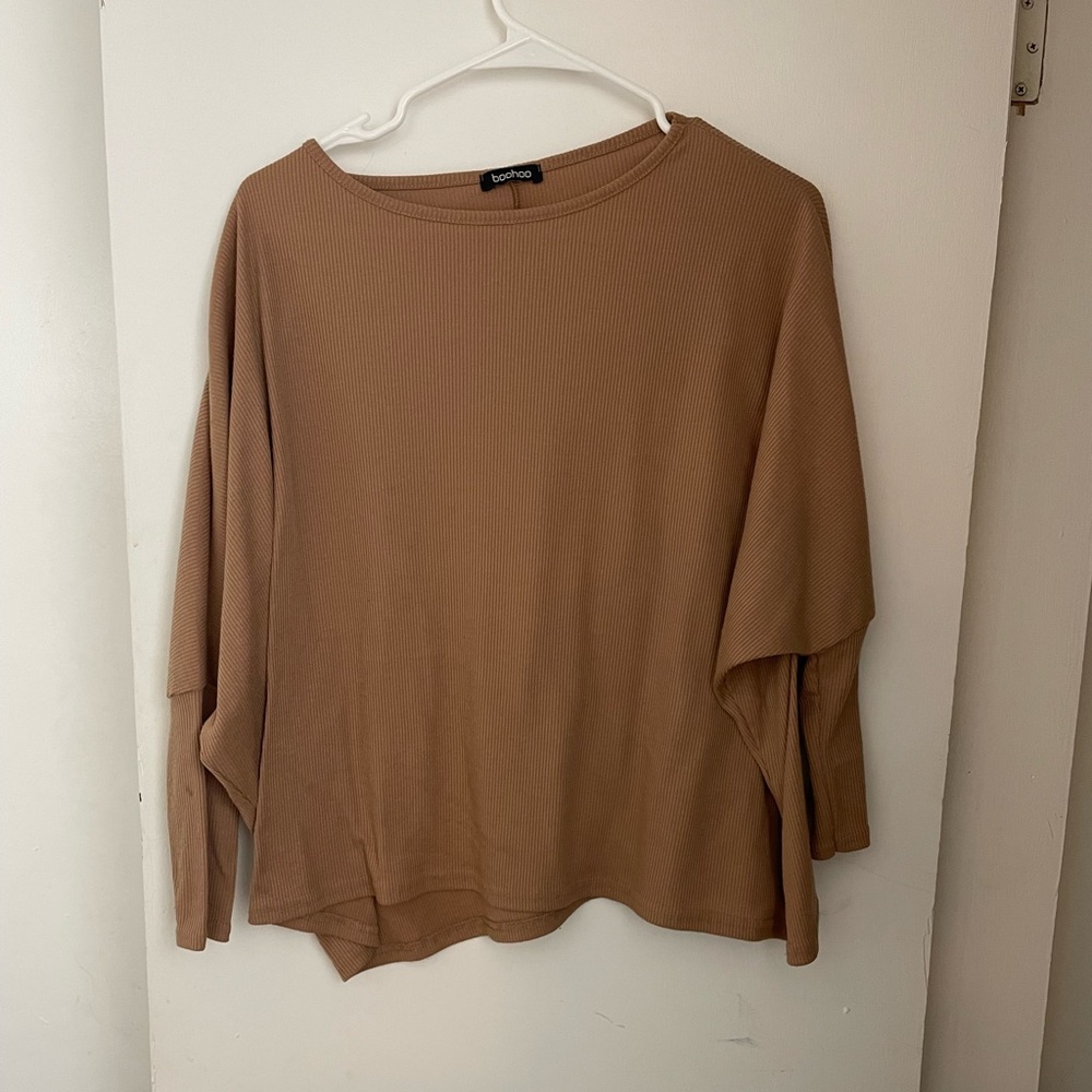 Tan long sleeve shirt